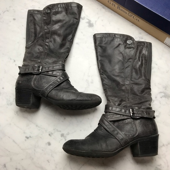 G.H. Bass & Co. Shoes - G.H. Bass & Co. Luciana Heeled Round Toe Boots